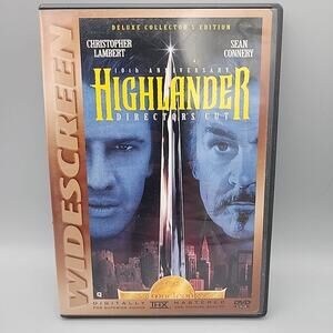 Highlander: Deluxe Collectors Edition Widescreen Lambert & Connery DVD